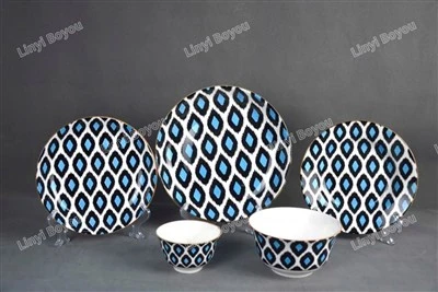 Conjunto de talheres de cerâmica 4 design especial